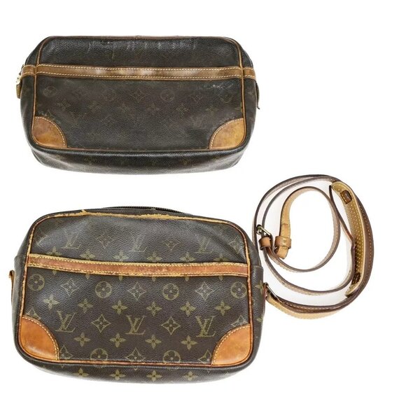 LOUIS VUITTON 2 Set Trocadero Compiegne Shoulder Bag Monogram Leather BN 63EE055 - Picture 1 of 9